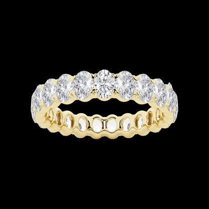 Oval Lab Grown Diamond Eternity Band