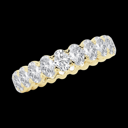 Oval Lab Grown Diamond Eternity Band