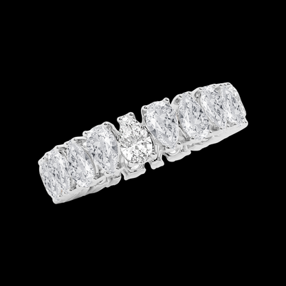 Pear Lab Grown Diamond Eternity Band