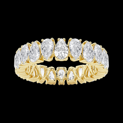 Pear Lab Grown Diamond Eternity Band