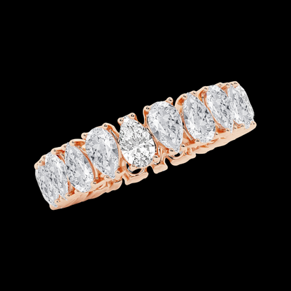 Pear Lab Grown Diamond Eternity Band