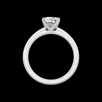 Princess Lab Grown Diamond Solitaire Engagement Ring