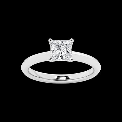 Princess Lab Grown Diamond Solitaire Engagement Ring