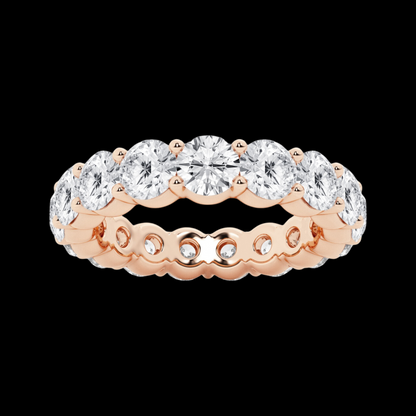 Round Lab Grown Diamond Eternity Band