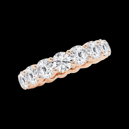 Round Lab Grown Diamond Eternity Band