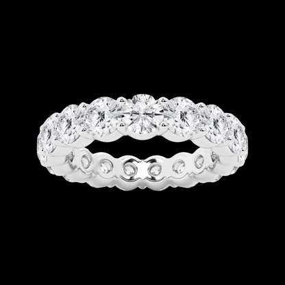 Round Lab Grown Diamond Eternity Band