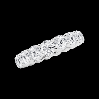 Round Lab Grown Diamond Eternity Band