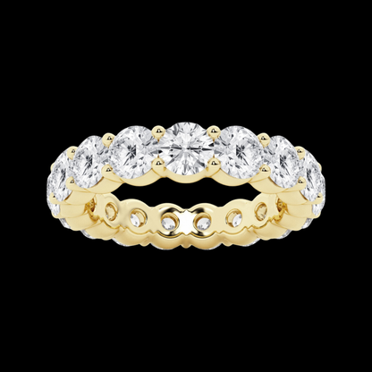 Round Lab Grown Diamond Eternity Band